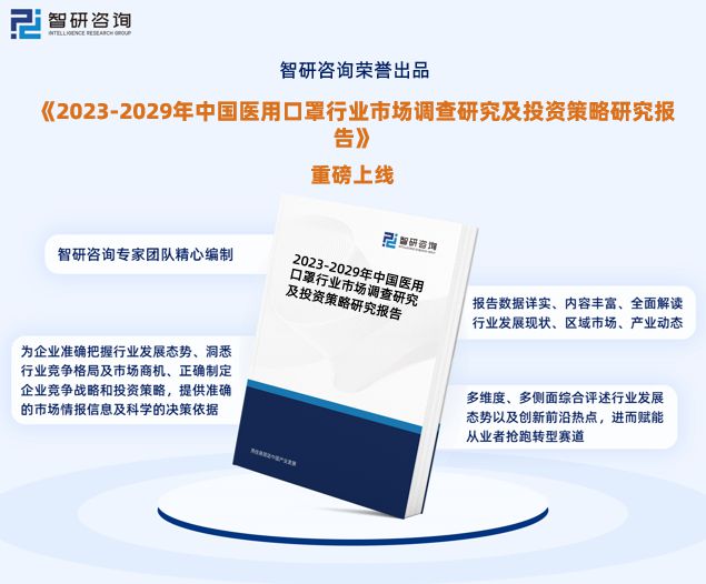 赢博体育智研商议—医用口罩行业商场考察、物业链全景及需求周围预测讲演(图1)